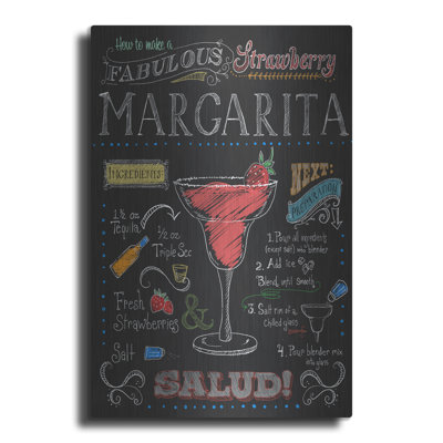  «Strawberry Margarita» par Fiona Stokes-Gilbert, art mural en métal