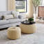 Table de bout, repose-pieds rond avec rangement-67777096-67777095
