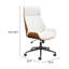 Fauteuil de bureau ergonomique pivotant à haut dossier-486090992