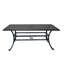 Ensemble de salle à manger d'extérieur carré en aluminium 43,19 "pour 4 personnes-1057097627