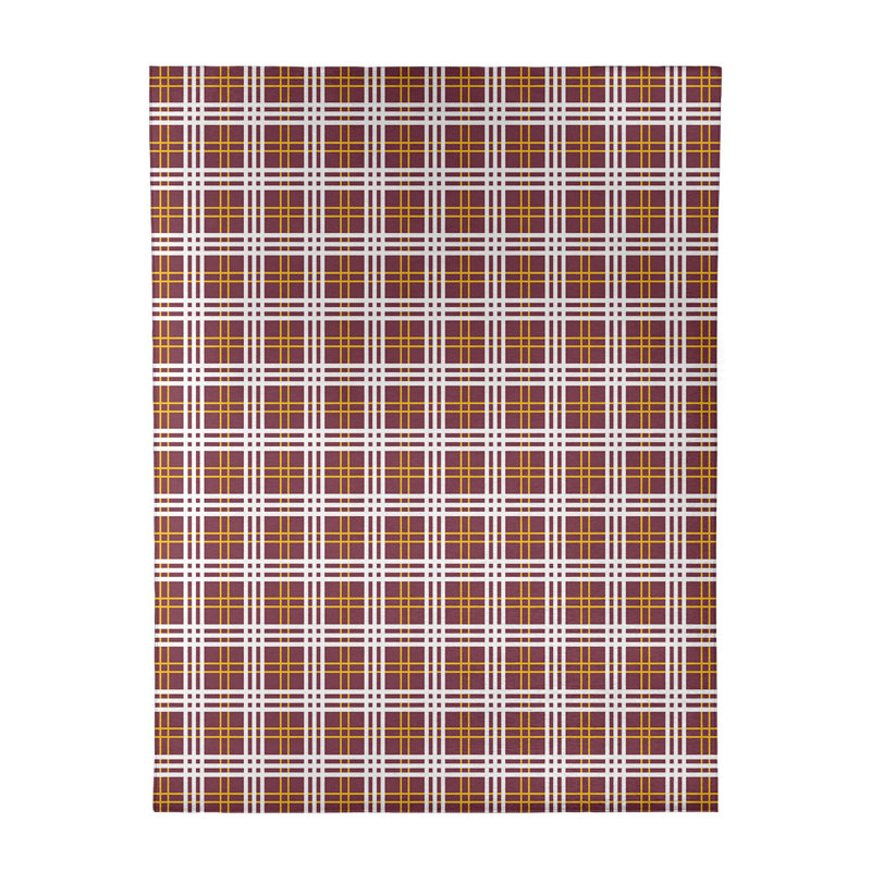 Tapis rouge à carreaux, Rectangle 8 pi x 10 pi