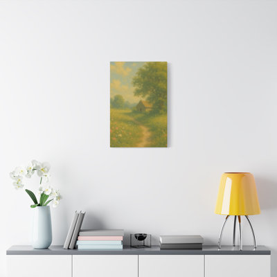 Apel Single Picture Frame Print on Canvas