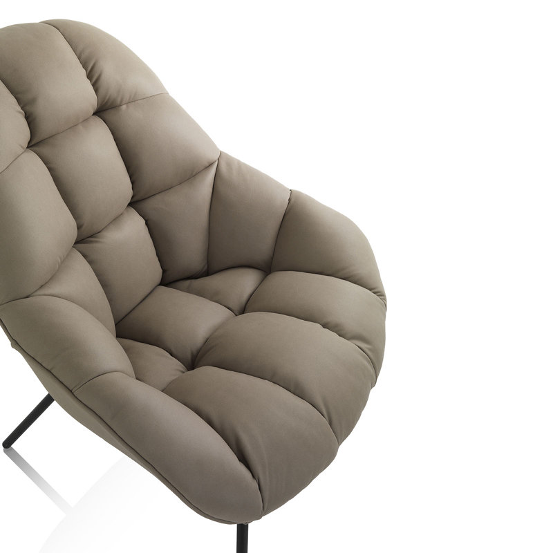 Soudersburg Faux Leather Armchair, Brown