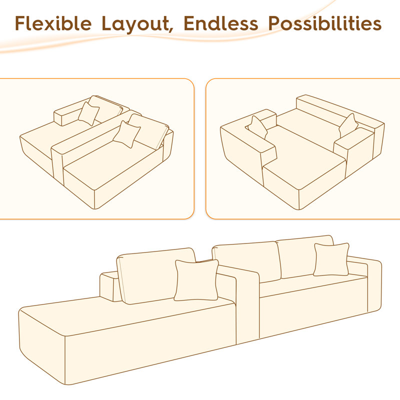 Cloudelle Compression Packed No Assembly Required 2 - Piece Corduroy Sectional, Left Hand Facing, Green Teddy