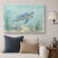 «Blue Sea Turtle», reproduction d'art sur toile encadrée, impression sur toile encadrée-131654296-131654294