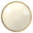 Laurie Gates 12 Inch Enameled Mango Wood Serving Bowl and Serving Utensils in White and Brown