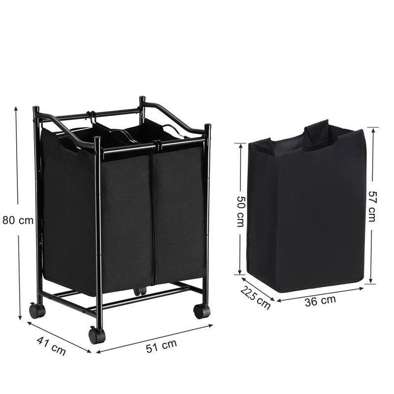 Laundry Hamper, Black