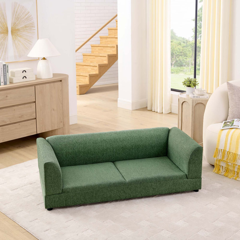 Canapé confortable surdimensionné pour animaux, Vert olive