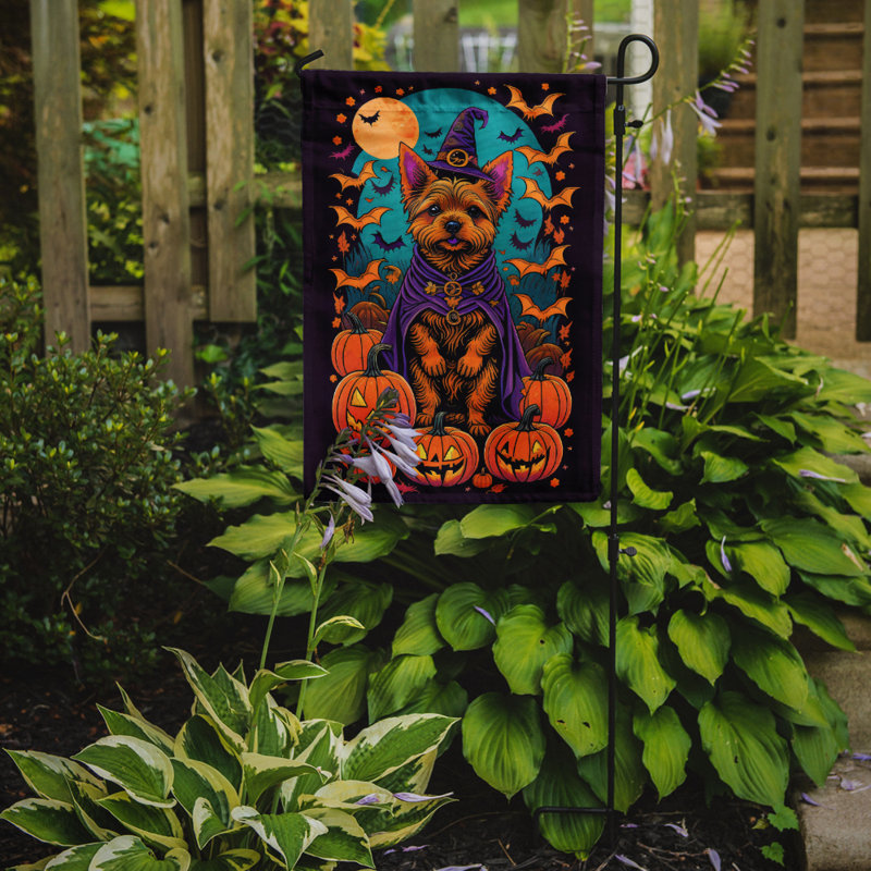 Jakameron Double Sided Polyester Halloween Garden Flag, 15.5" x 11.25"