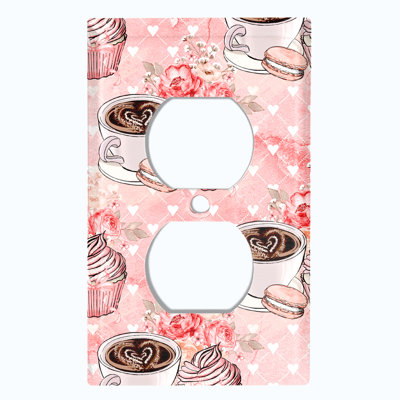 Food & Beverage Themed 1 - Gang Duplex Outlet Standard Wall Plate
