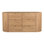 Commode double 6 tiroirs en chêne massif Element 66 po