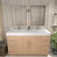 Ensemble de meuble-lavabo double 60 "avec tiroirs et portes 60"-98420112