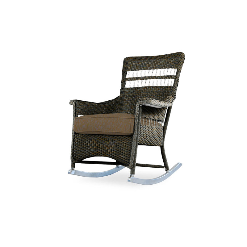 Nantucket Outdoor Rocker Chair, Sandberg Dove, Mink