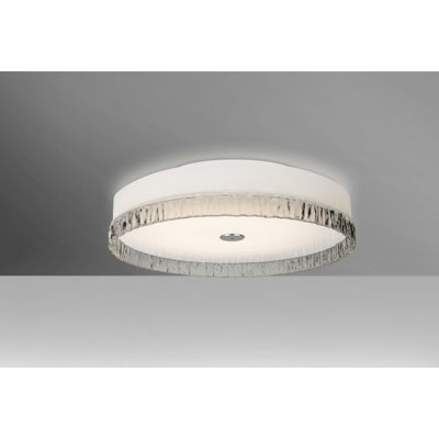 Plafonnier encastré cylindrique simple à 2 lumières de 12 po Mattawa