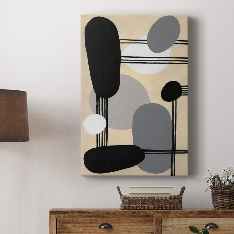 «Interconnected Shapes I - Custom Cavra Gallery», H 36 po x l 24 po