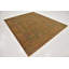 Tapis de zone en laine 9 pi x 9 pi 9 po noué la à la main one-of-kind Lulie