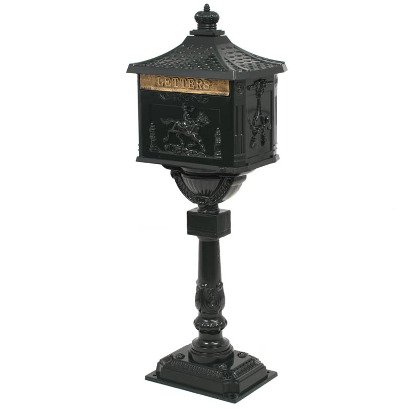 Poindexter Clementina Locking Pillar Box, green