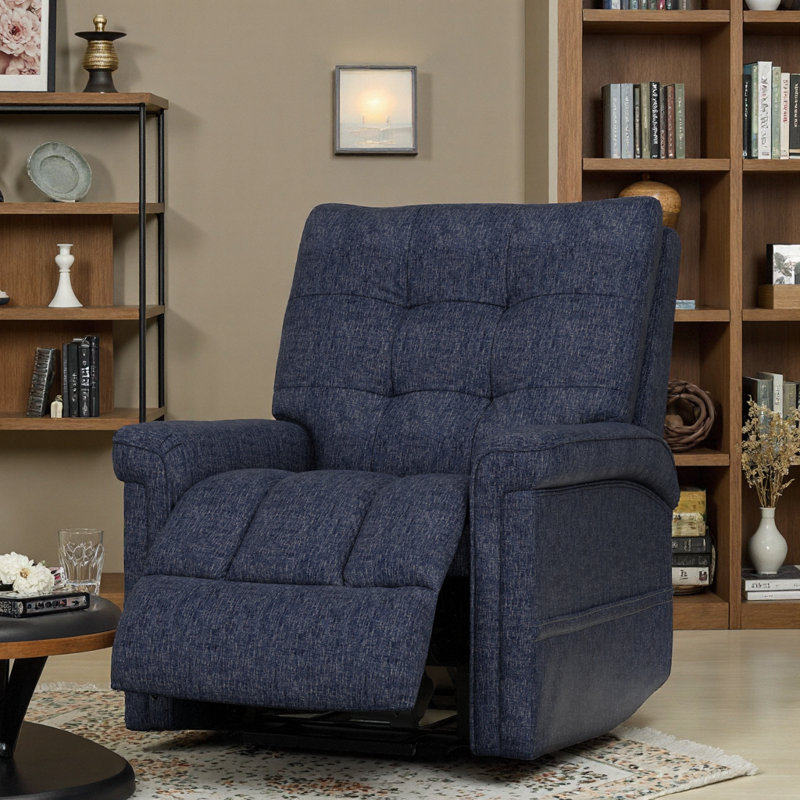 Luxe Velour Power Lift Recliner Chair w/ USB Charging & Remote | Quiet Motor Lift Assist | Dual Side Pockets
