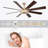 72" Modern Gold Ceiling Fan with Light and Remote, 6-Speed Quiet DC Motor, 3-Color Temperature, Reversible Ceiling Fan for Large Rooms-662703387