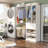 Navada Closet System with Wooden Drawers and Two Hanging Rods-58859330