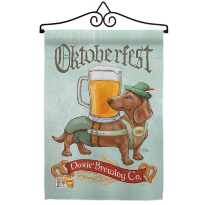 Double Sided 18.5'' H x 13'' W Polyester Animal Flag Set