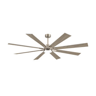 Industrial Smart Fan With 8 Blades, Led Light & Reversible Motor