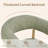 Upholstered Side Dining Armchair With Solid Wood Legs-1385477831