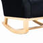 Chaise berçante en velours Jeffren-1304372252