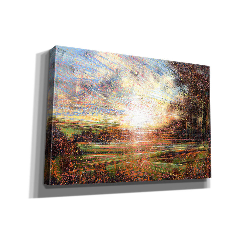 " Autmn Meadow At Sunset " by Marc Todd, 18" H x 26" W x 0.75" D