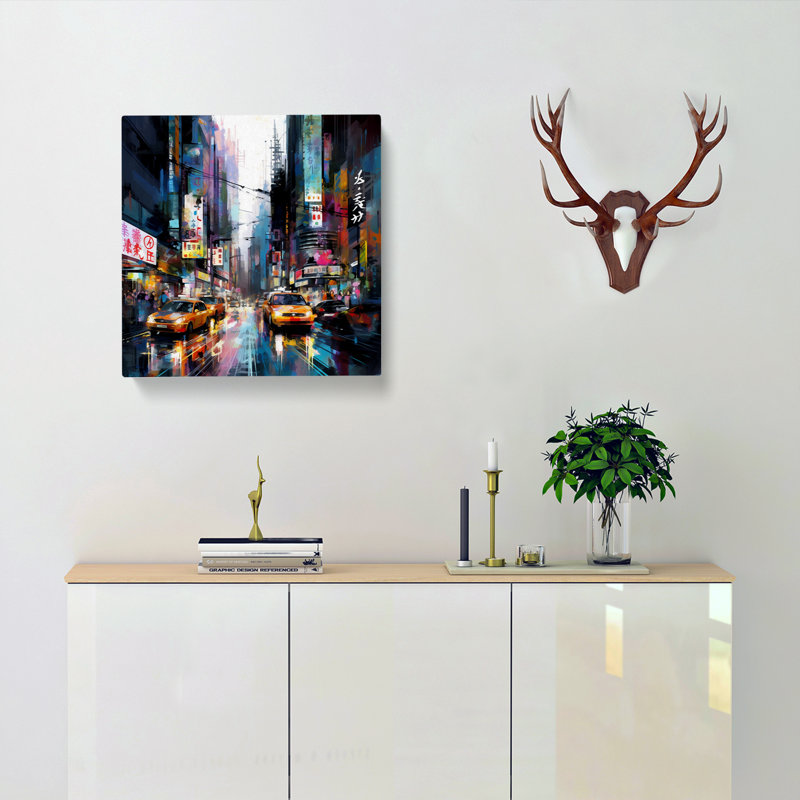 City Of Tokyo Abstract Art No.3 - Print