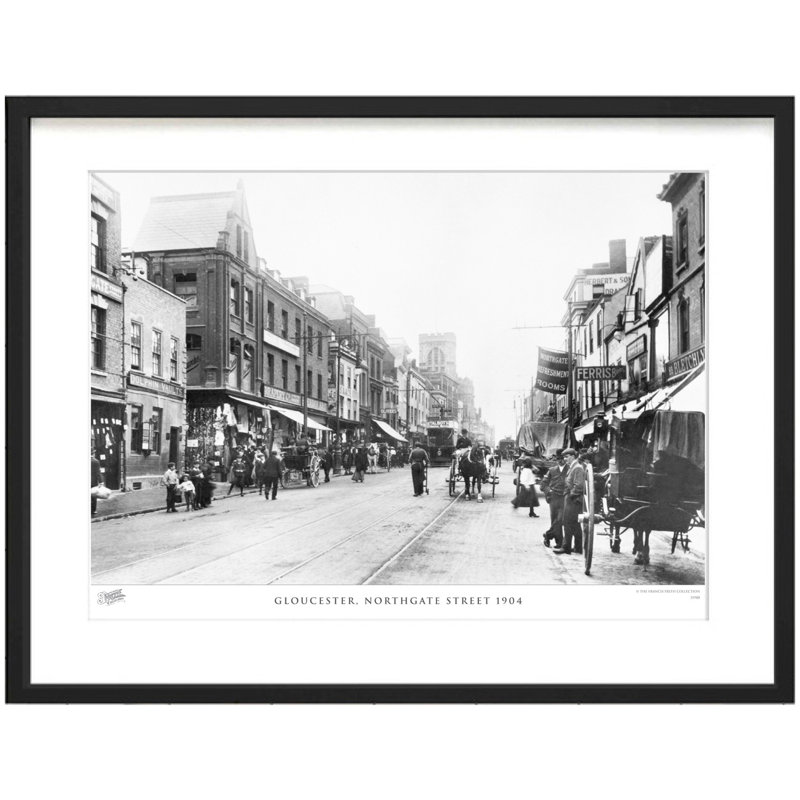 Gloucester, Northgate Street 1904 1 Piece Single Picture Frame Wall Art, 40cm H x 50cm W x 2.3cm D