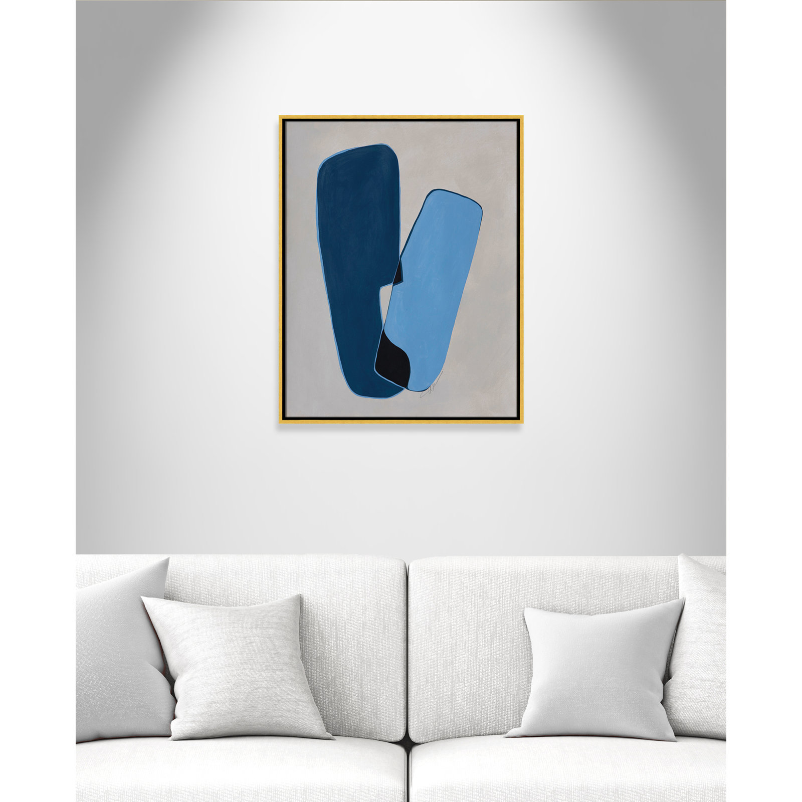 In Unity Collection "In Unity II" Print, 29.5" H x 23.5" W x 2" D, Gold Framed