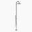 Single-handle basin faucet with modern design and ceramic cartridge for durability