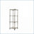 Storage Shelving Unit, 4-Tier Heavy Duty Stainless Steel, 100lbs/Shelf, White | White | Stainless Steel-1795874269