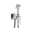 Concealed Bidet Taps Hot And Cold Set With Hose,Wall Mount,Silver