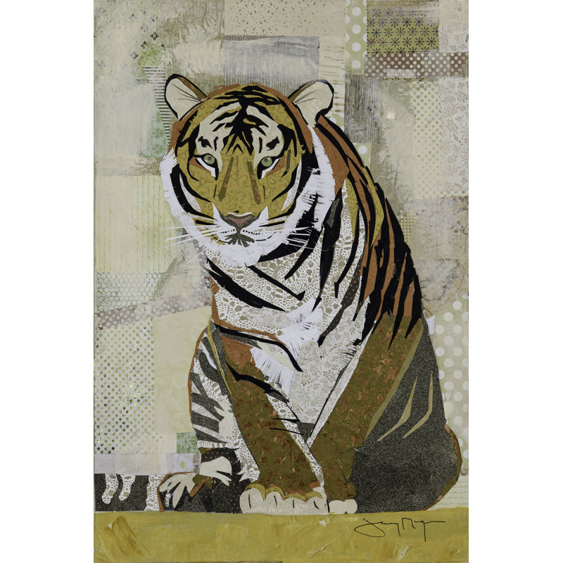Tiger Perseverance by Jenny McGee - Wrapped Canvas Art Prints, 91cm H x 61cm W