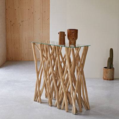 Treibholz 92cm Solid Wood Console Table