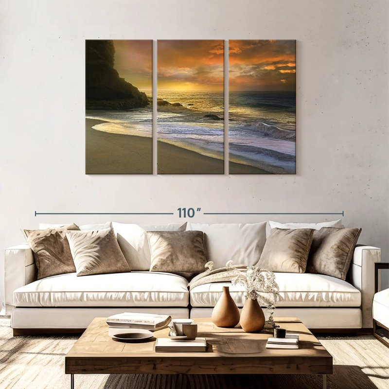 Gillard Morning Fire, 48" H x 74" W