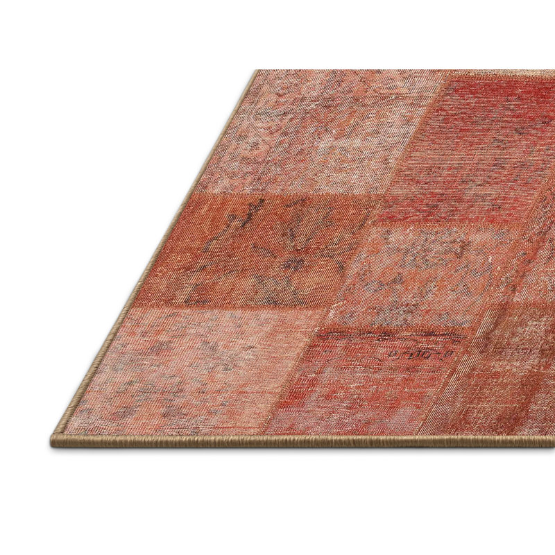 Tapis brun à motif géométrique, Rectangle 5 pi x 8 pi