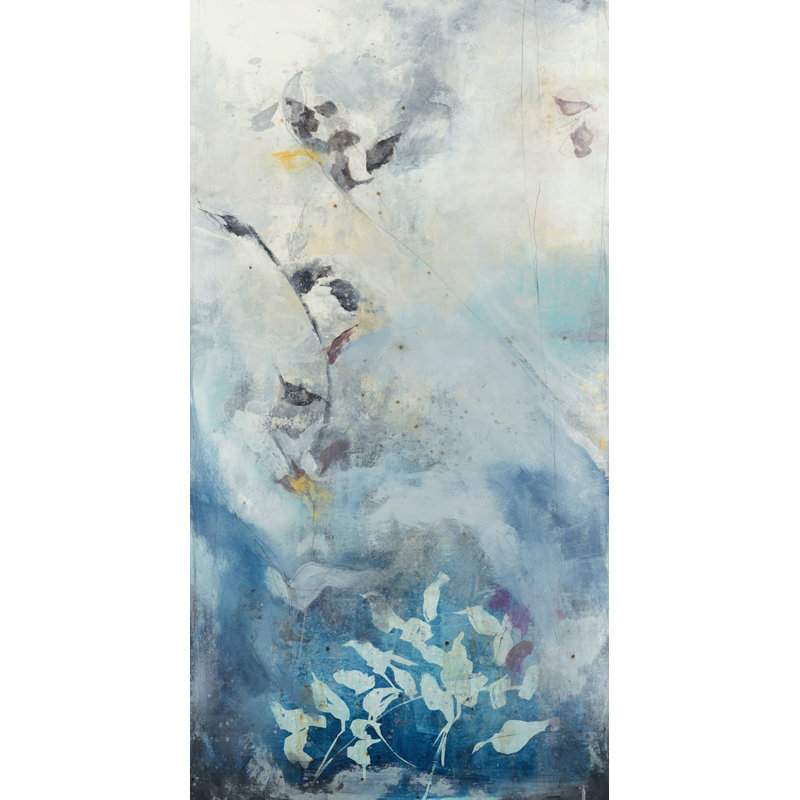 Song Writer 2 Print by Harris, Maeve, 34'' H x 64'' W, Walnut Floater Framed