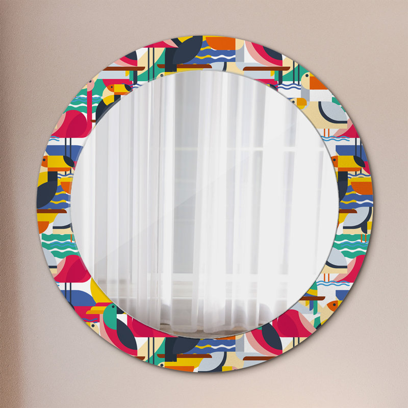 Huldar Glass Flat Wall Mirror