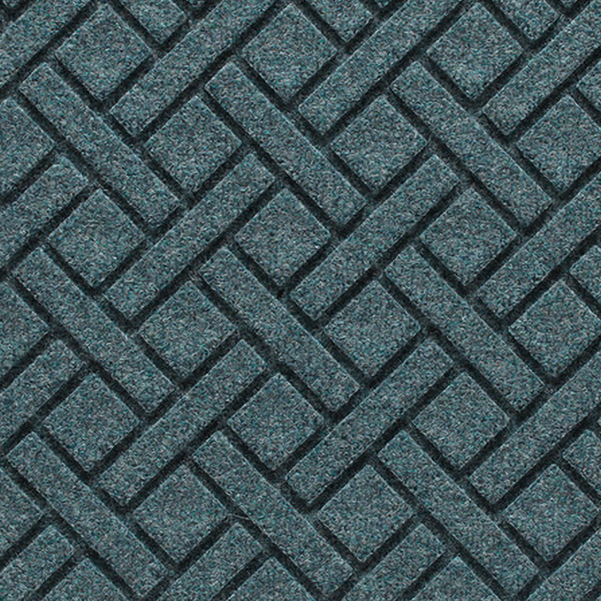 Waterhog Lattice Indoor Outdoor Door Mat, 0.375" H x 36" W x 24" D, Bluestone