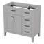 Base de meuble-lavabo simple 35,5 Denholme seulement-936445856