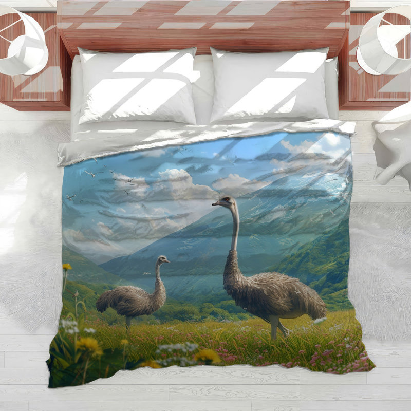 Édredon Emus, Édredon simple