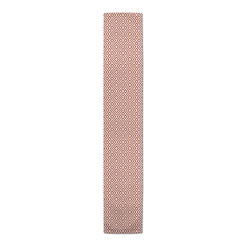 Chemin de table Brysa, P 16 po x L 90 po, Brun