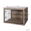 Abri pour chien d'intérieur en bois