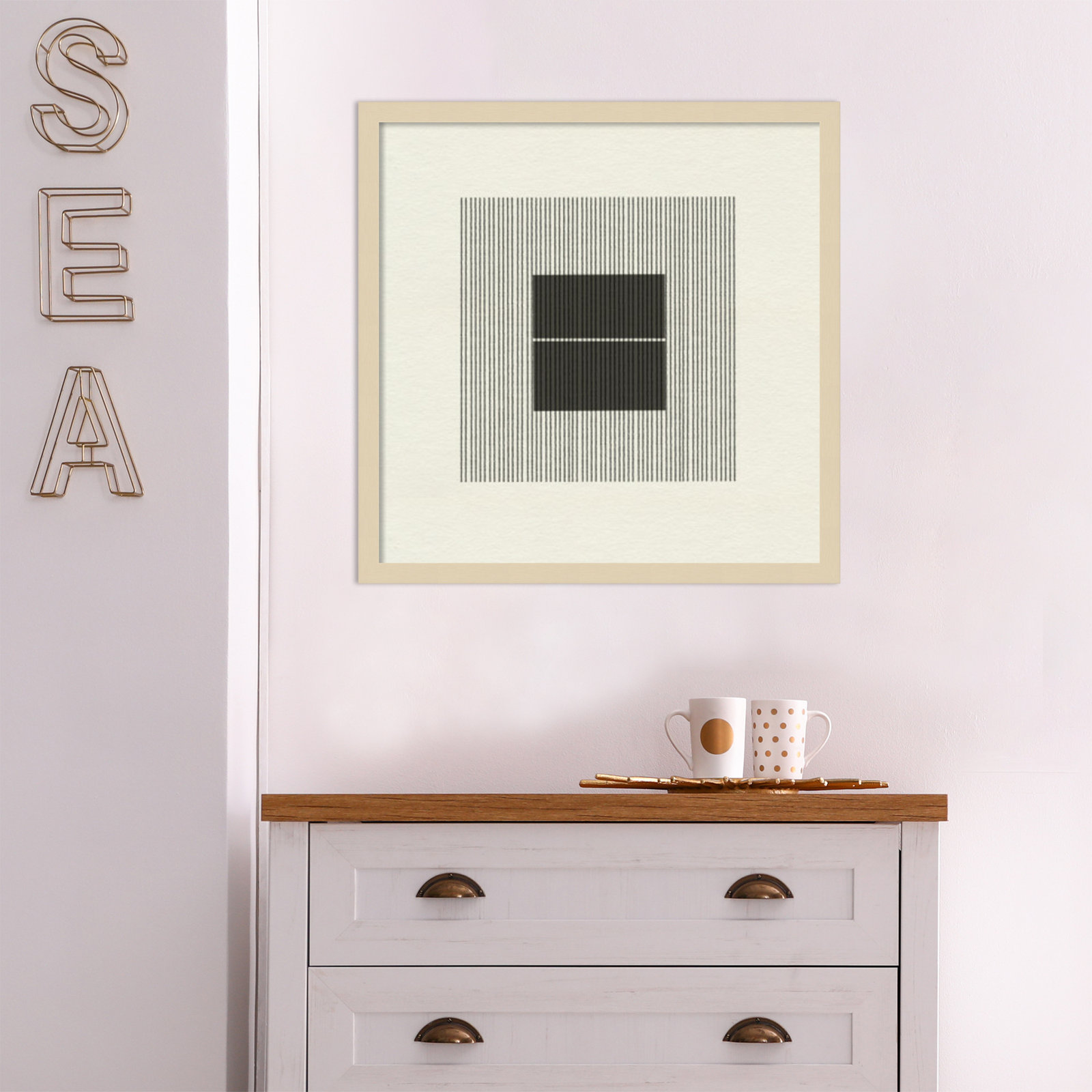 Honoring Matisse Warm by The MIUUS STUDIO, 21" H x 21" W x 1" D, Brown