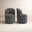 Chaise d'appoint rembourrée Sharlene-16860702