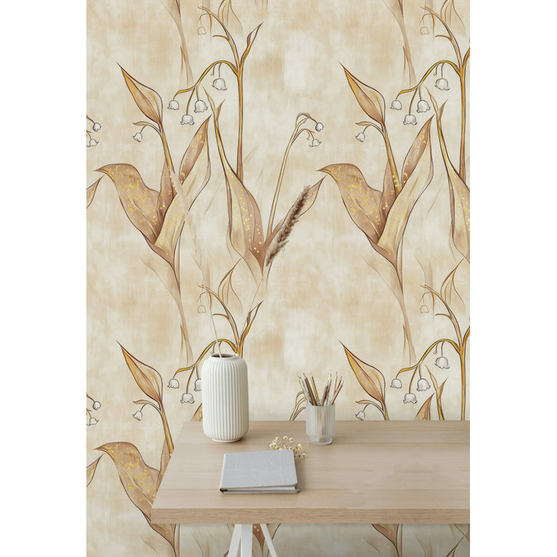 Papier peint floral Lily of the Valley pour une ambiance douce