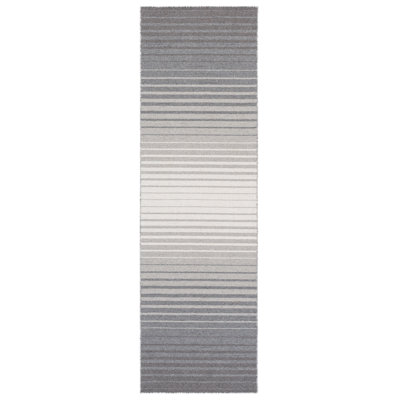 Striped Kilim 901 Hand Loomed 80% Wool; 20% Cotton Ombre Rug